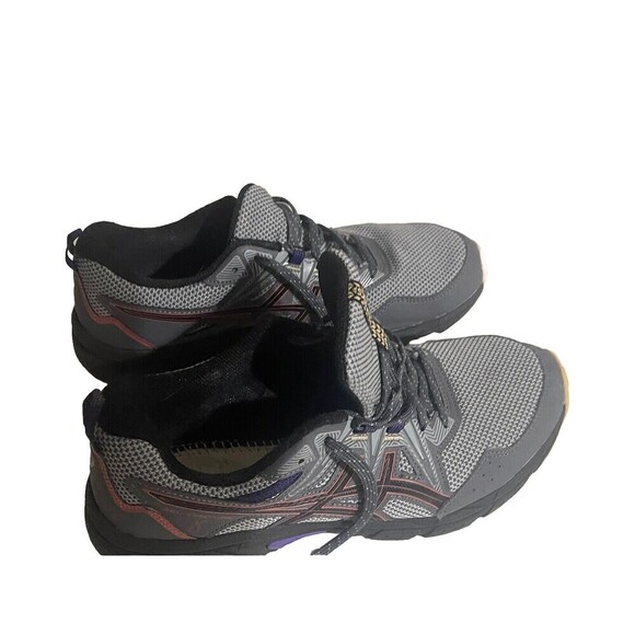 ASICS Women’s Gel-Venture 8 Trail Running Shoes Size 10 Gray Red 1012A708 - Picture 5 of 12